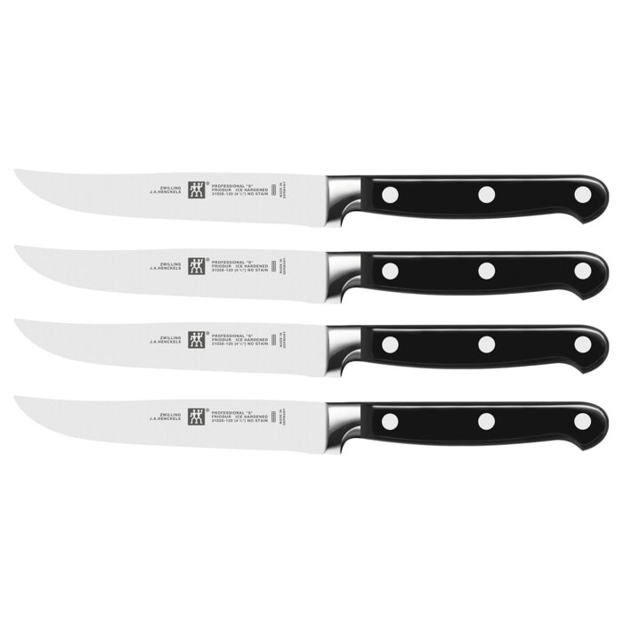 Set de couteaux à steak, 4pcs Zwilling Professional S, 12 cm