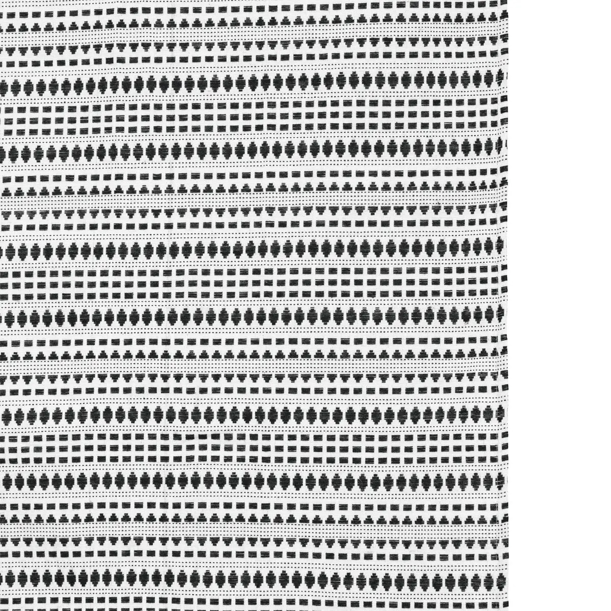 Rideau jacquard "Micah" 130x260cm bleu égéen