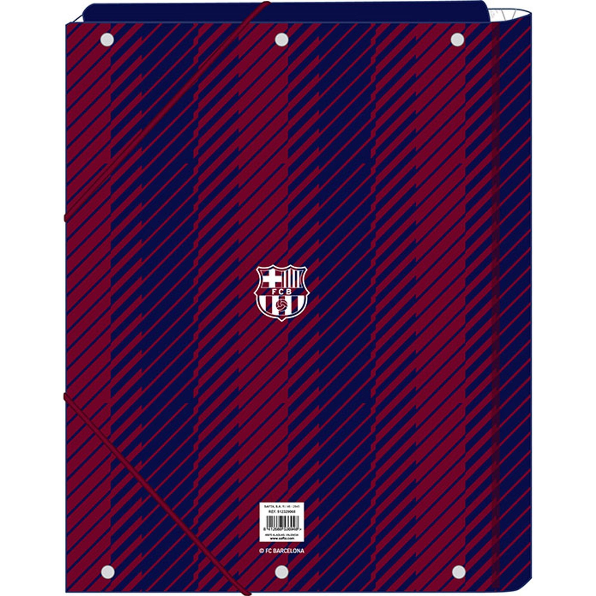 Carpeta folio 3 solapas f.c.barcelona