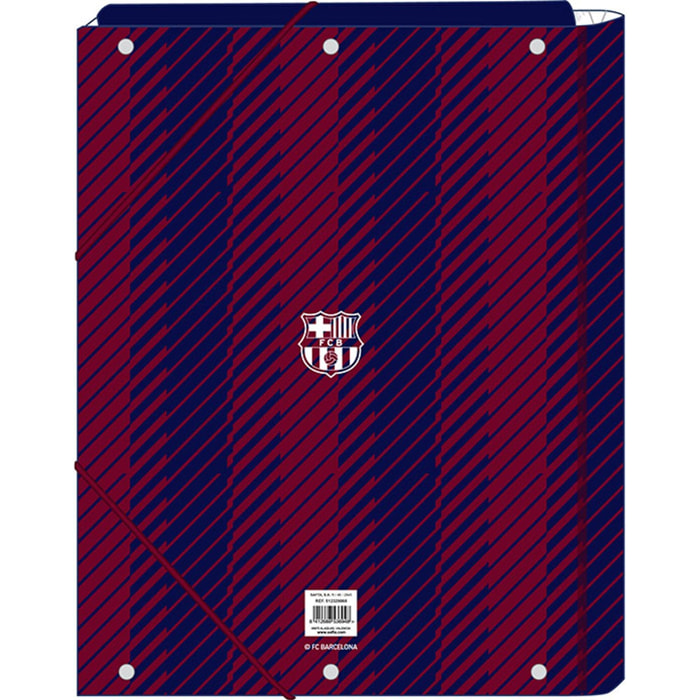 Carpeta folio 3 solapas f.c.barcelona