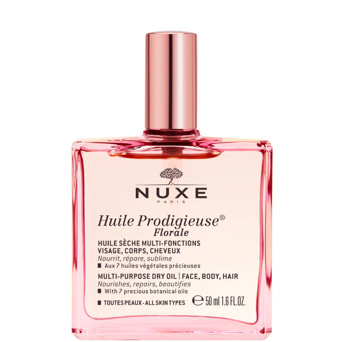 Huile Prodigieuse® Florale Huile sèche multi-fonctions visage, corps, cheveux - Huile Prodigieuse® - Toutes peaux 50 ml