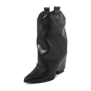 Stivaletti Donna colore Nero-Altezza tacco:9cm