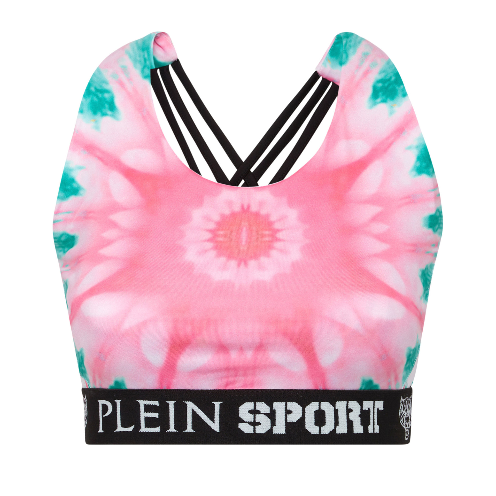 PLEIN SPORT Sports Bra OPTICAL FLOWER