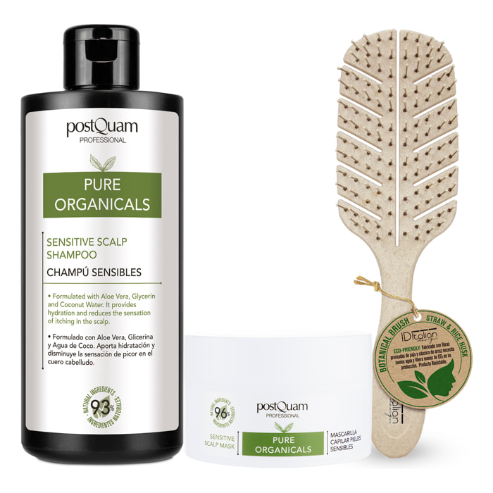 Soin apaisant organicals + brosse pointes bio-dribbling