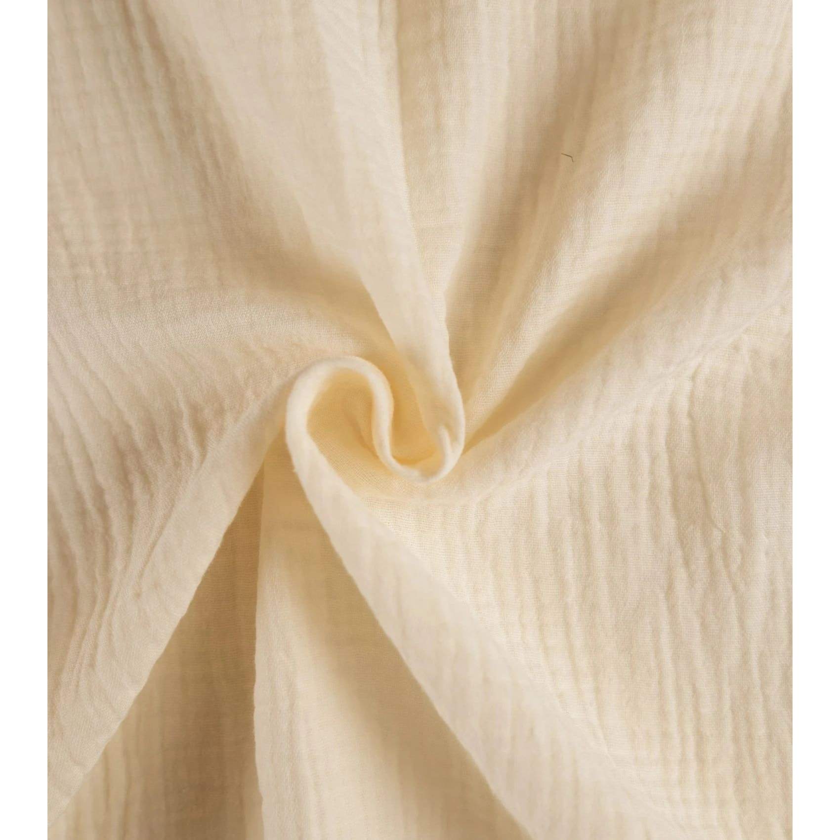 Rideau en gaze de coton tamisant à oeillets - Naturel