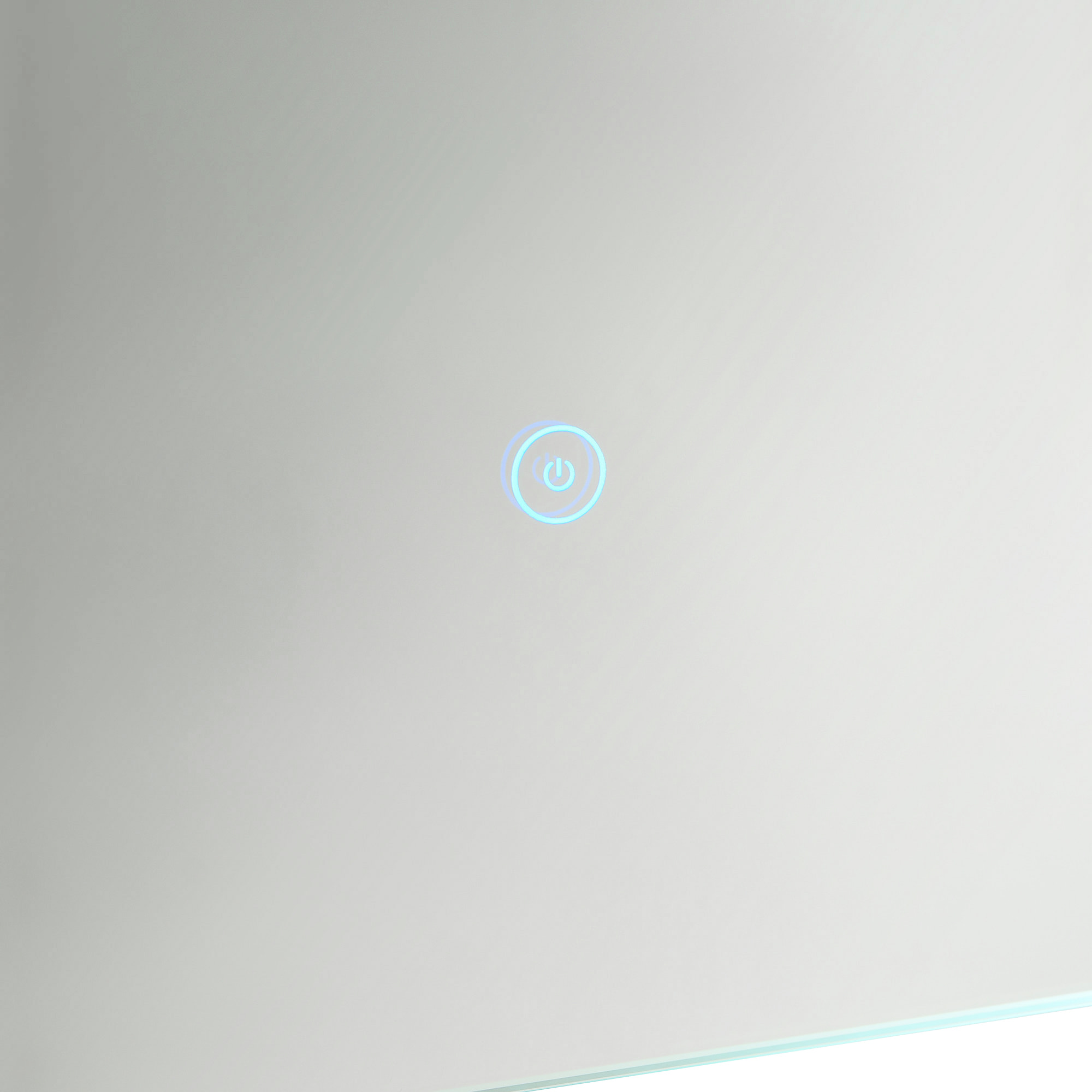 Espejo de Baño con Luz LED 14,5 W 70x50 cm Espejo para Baño con Función de Antivaho Marco de Aluminio Interruptor Táctil y Luces Blanco Frío Plata