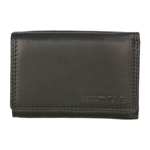 Portafoglio da uomo in vera pelle - Modello False - RFID - 12.0 x 9.0 x 3.5 cm