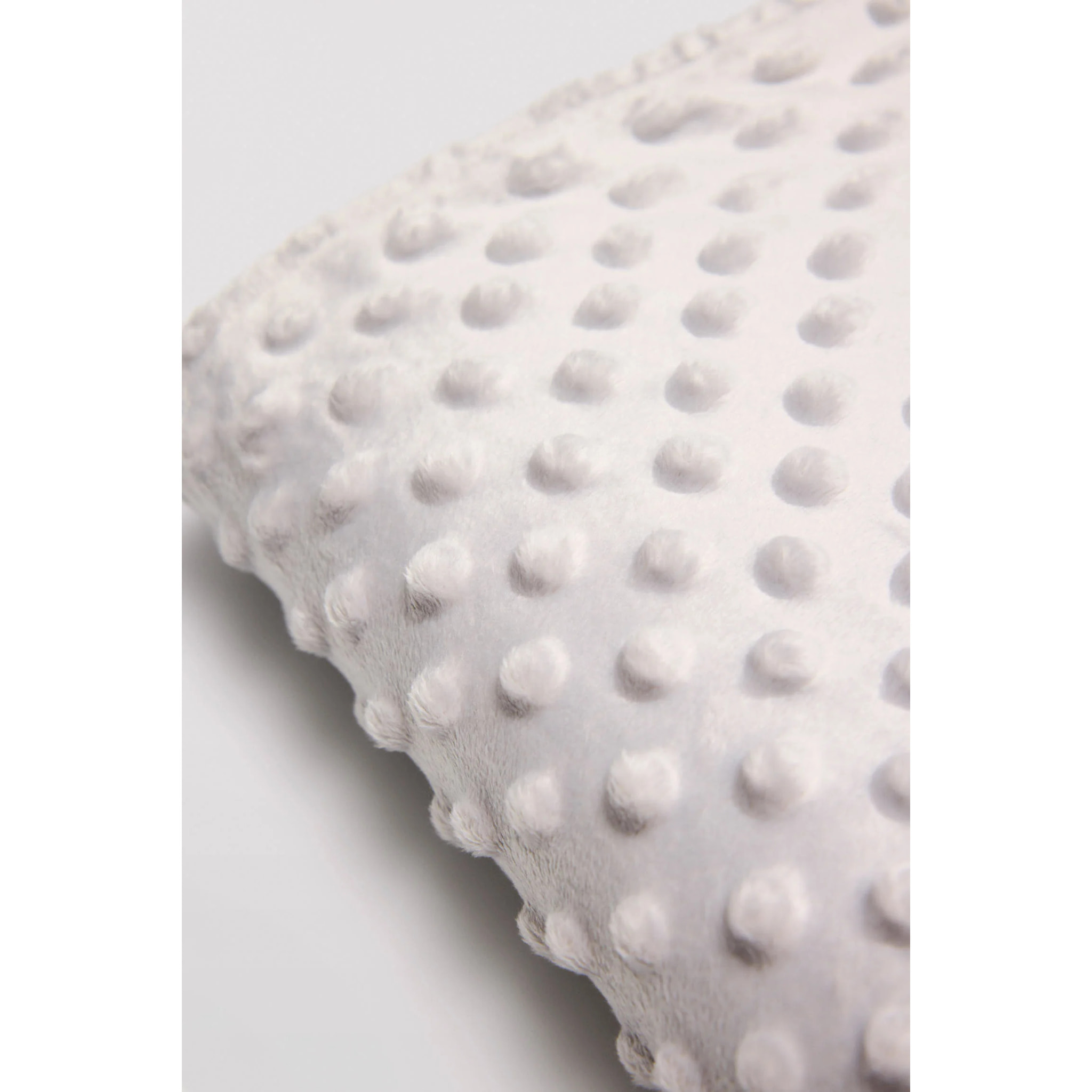 Copertina per neonato a pois grigio perla