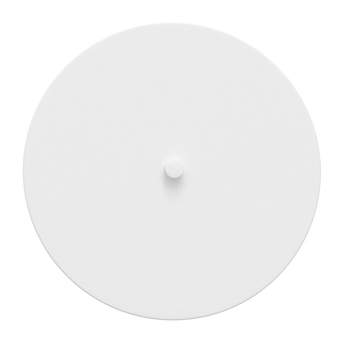 Lampada da parete NEMO in acciaio bianco opaco