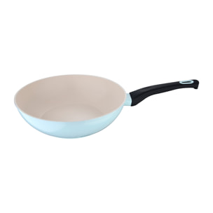 Wok 28x7.2cm alu forjado ind menorca