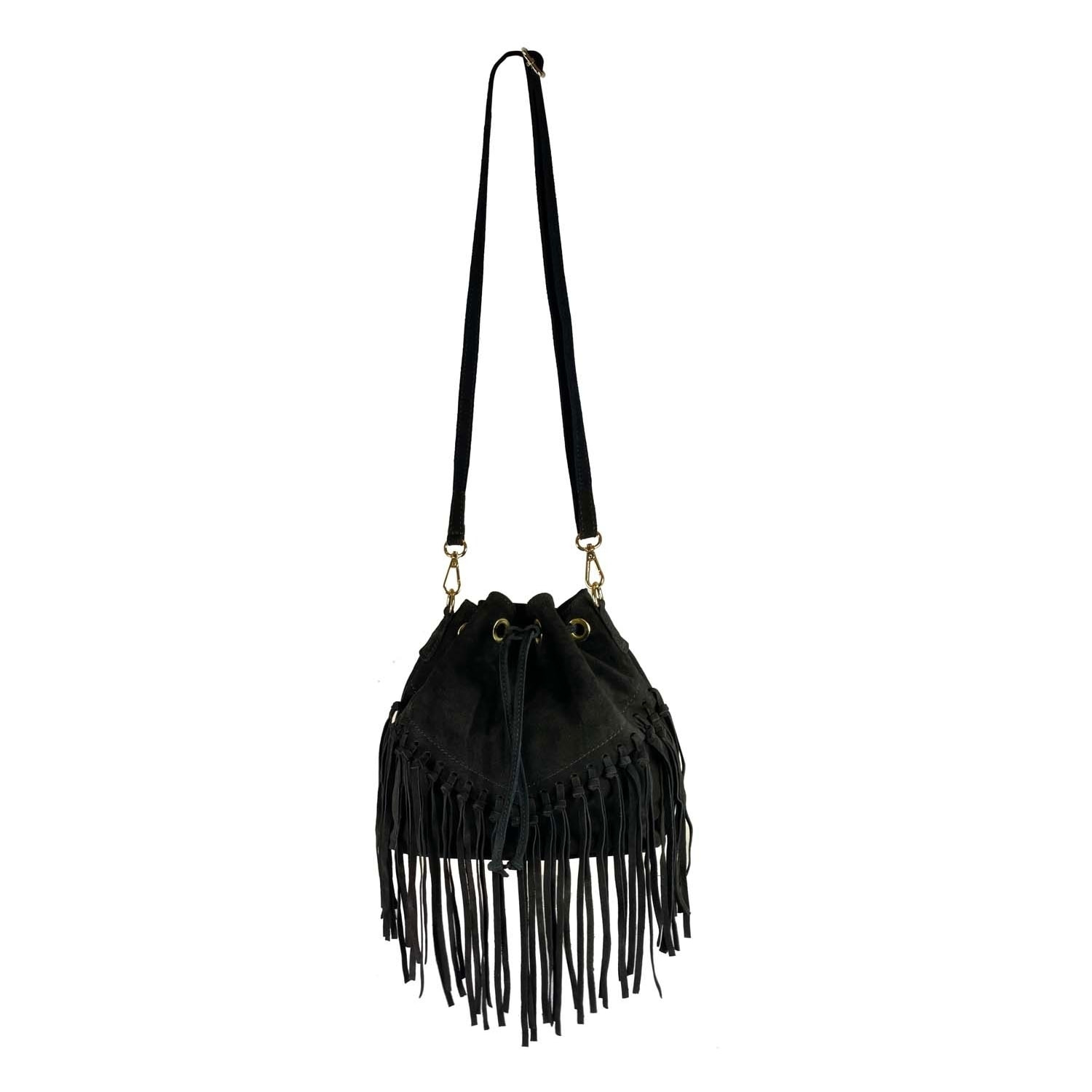 Borse Donna colore Nero-in pelle Made in Italy 27 x 30  x 6cm