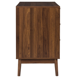 Commode - HOME DECO FACTORY - Klaus - Élégante - Foncée - Marron