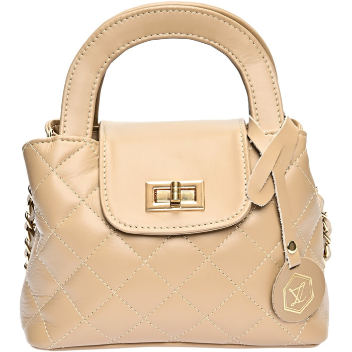 Borsa a spalla Luisa Vannini Beige