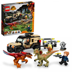 LEGO JURASSIC WORLD 76951 - TRASPORTO DEL PIRORAPTOR E DEL DILOFOSAURO