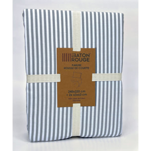 Parure housse de couette coton multicolore