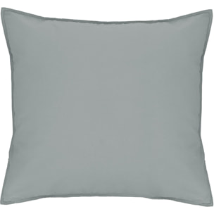 Taie d'oreiller 100%coton 57fils et lyocell orage