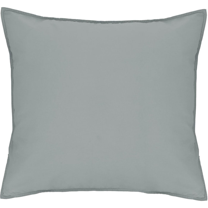 Taie d'oreiller 100%coton 57fils et lyocell orage