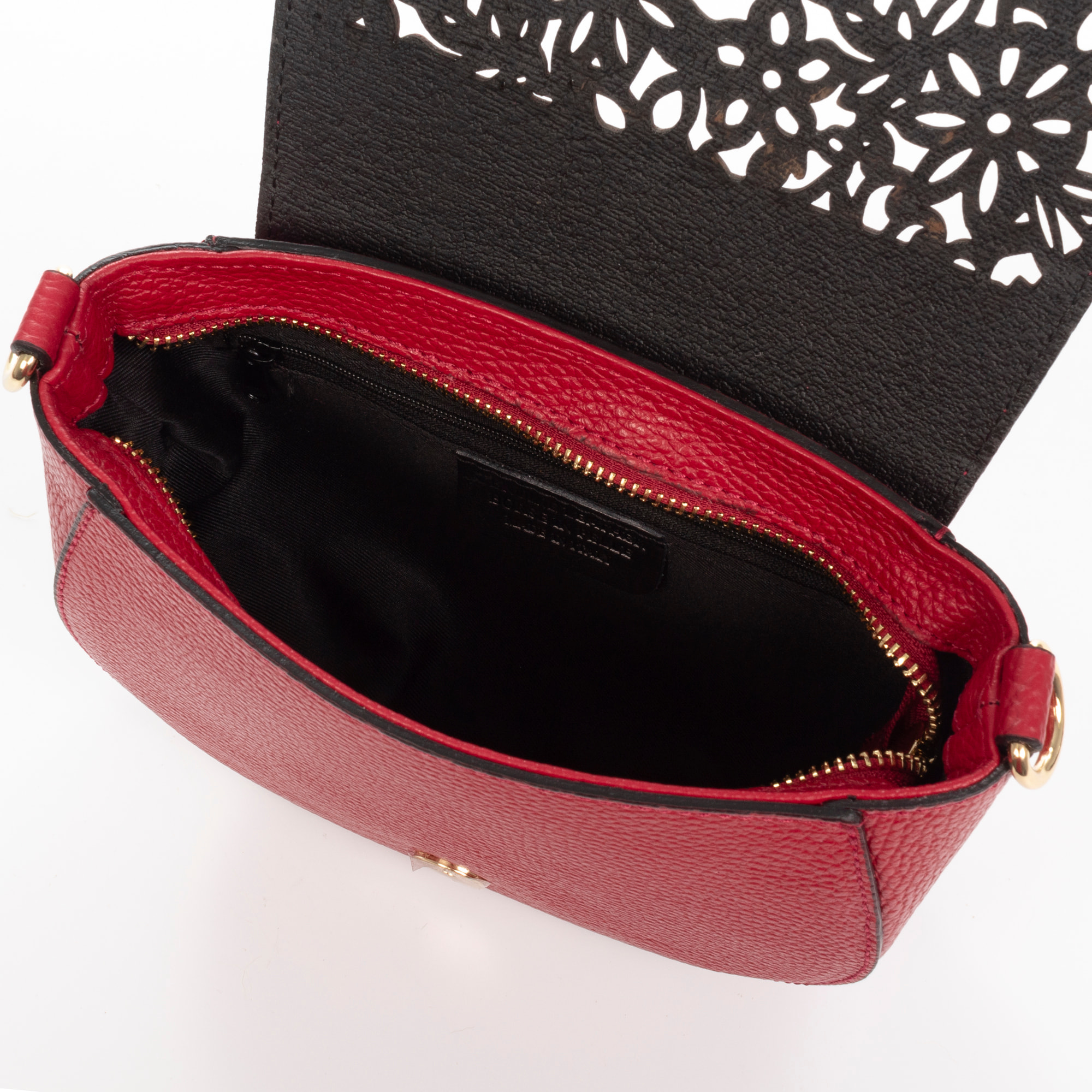 Borsa a tracolla da donna Argusto. Vera pelle Dollaro con incisione al vegetale.