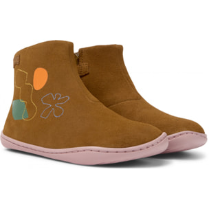 CAMPER Peu Cami Twins - Botines Marrón Infantil Unisex