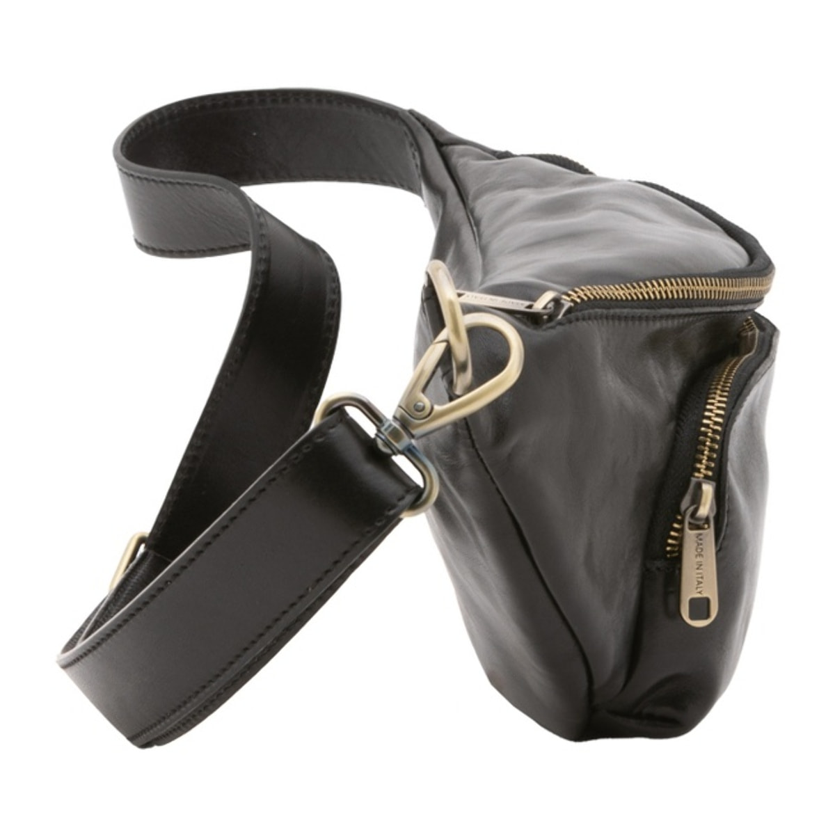 Marsupio da uomo in vera pelle - Modello False - 100% pelle - 37.0 x 16.5 x 10.0 cm