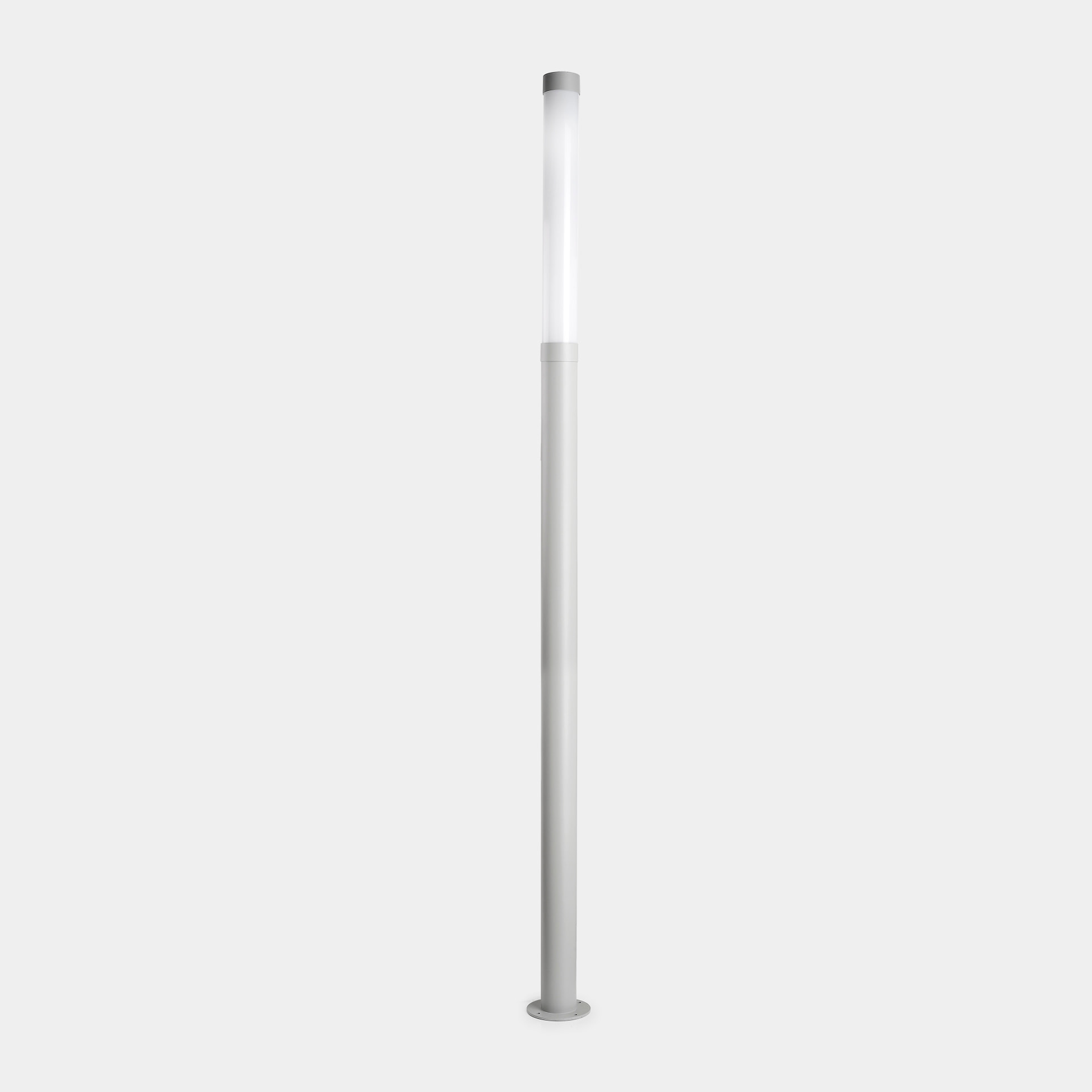 Ledsc4 LedsC4 - Farola LED Exterior Lyon, Eficiencia Energética, Uso Residencial y Comercial, 2310mm, IP Protegida, Gris Transparente, Alta Durabilidad, Fácil Instalación