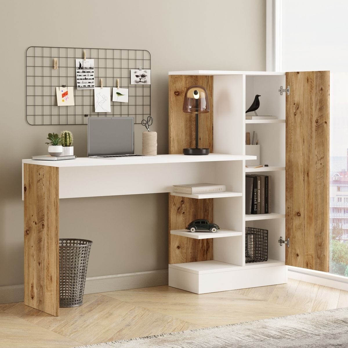 Bureau combiné bicolore - ELYRA