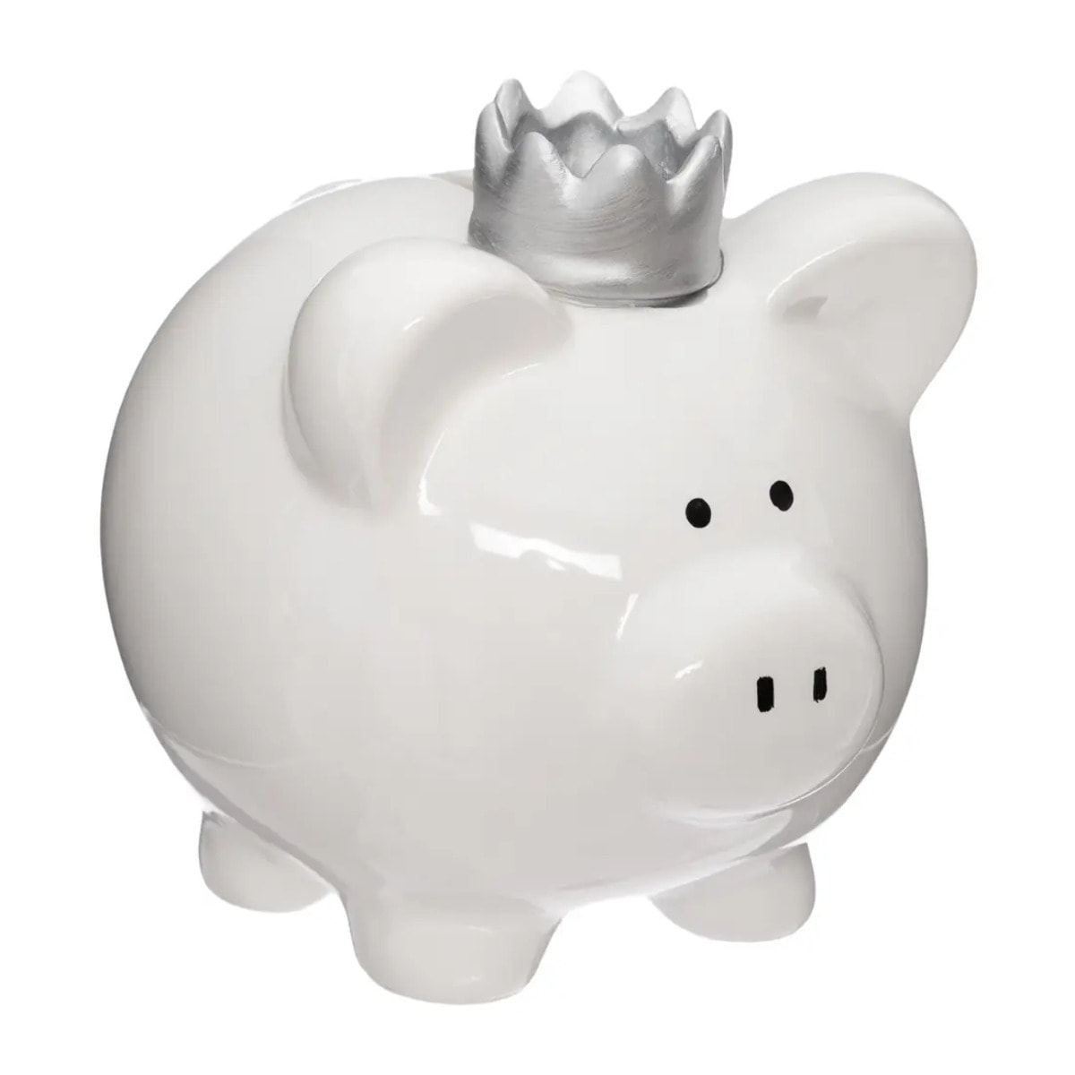 Tirelire cochon H.14,5cm grès