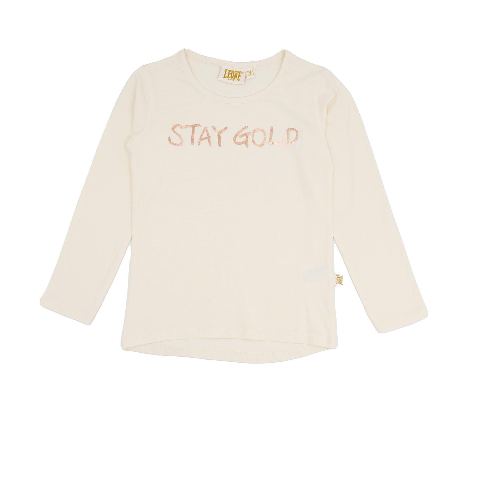 T-shirt Leone bambina con maniche lunghe Chic Girl