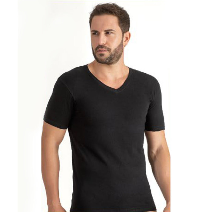 3 T-Shirt Uomo De Fonseca 100% Cotone Pettinato Art. DV32 Scollo V