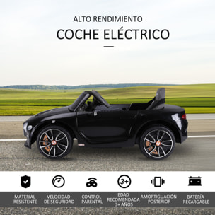 Coche Eléctrico Modos de Control Música Faros Negro