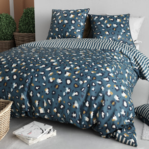 Parure housse de couette 3pcs 100% coton 57 fils milou