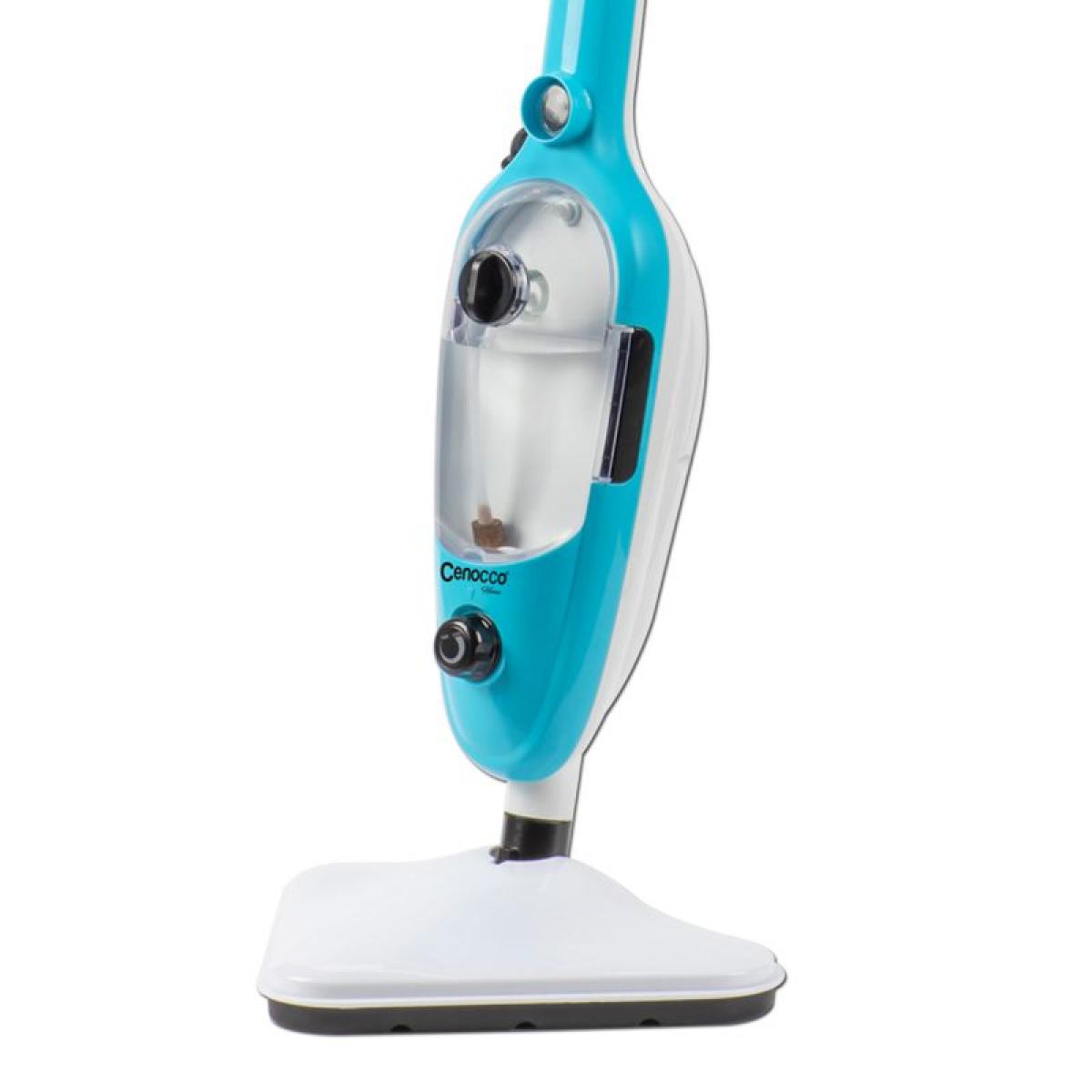 Balai vapeur électrique multifonctions 1300W bleu Cenocco CC9074-BLU