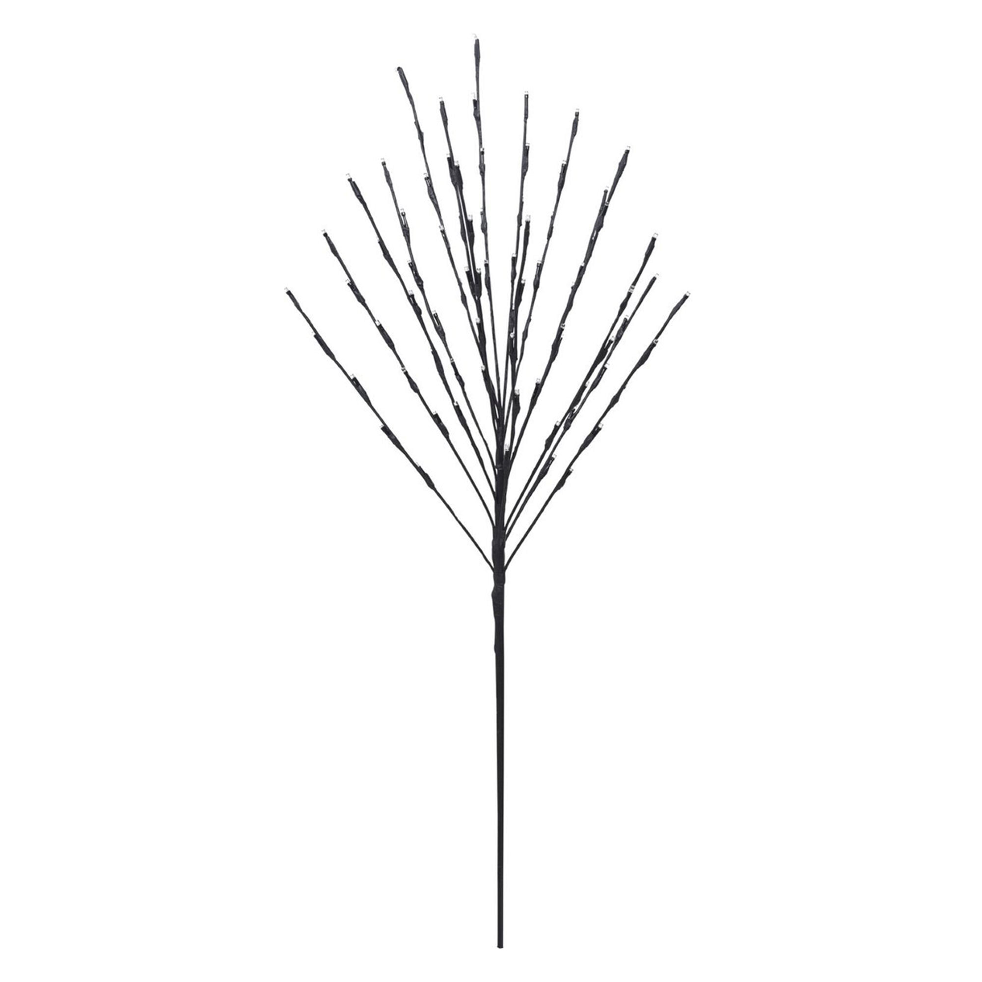 árbol artificial de 110cm con 80 luces led blanco cálido y doble temporizador