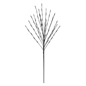 árbol artificial de 110cm con 80 luces led blanco cálido y doble temporizador