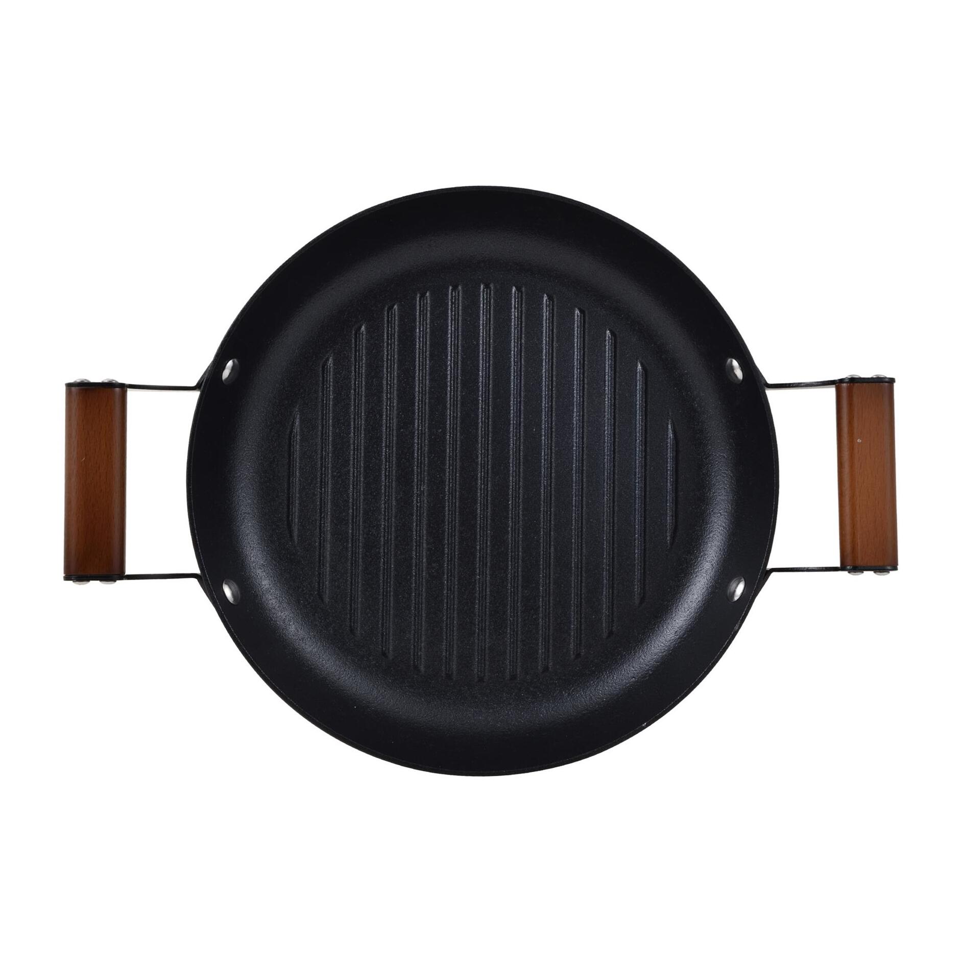 Asador Redondo Ø28cm en hierro prensado MasterPRO