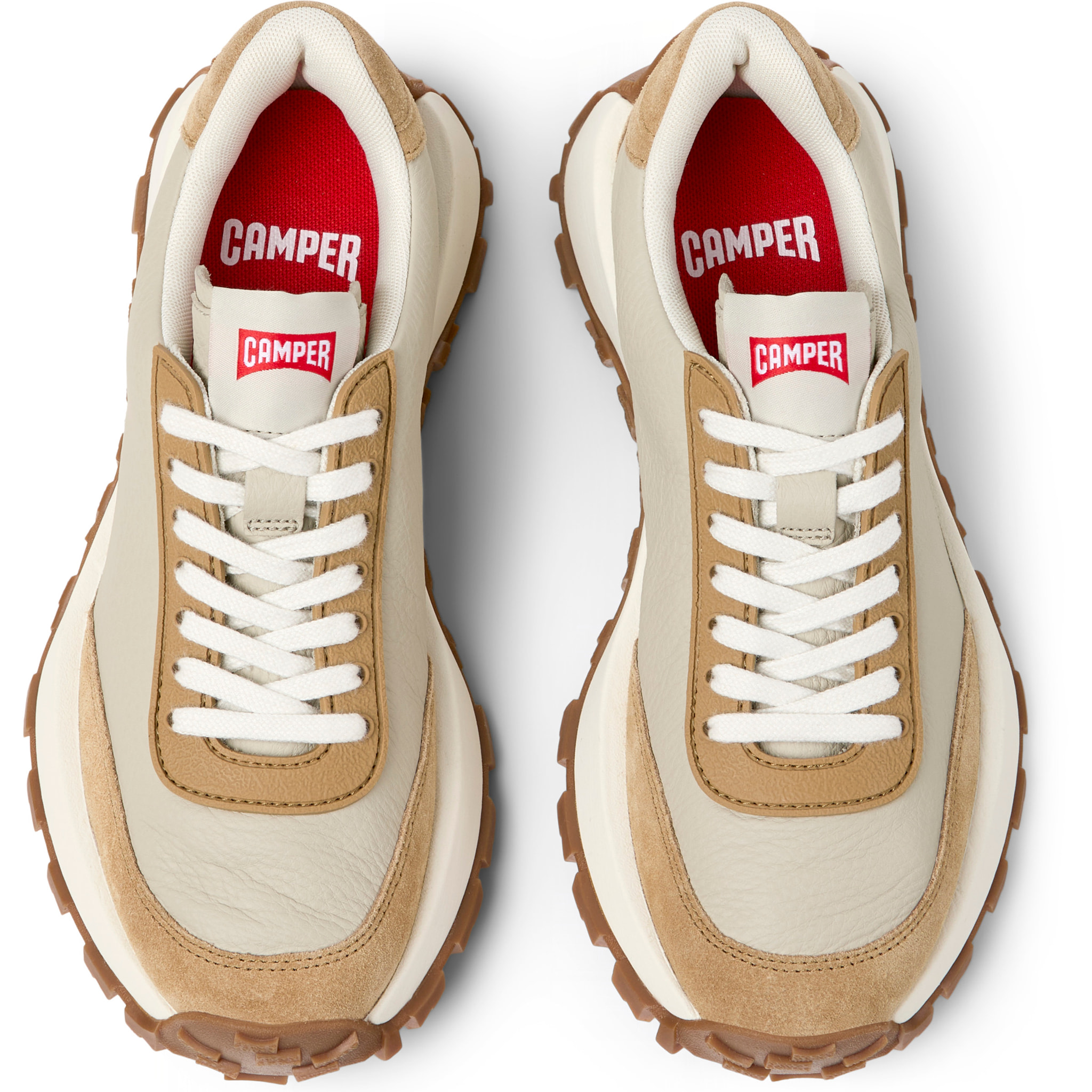 Zapatillas - CAMPER Drift Trail - Beige - Cuero liso