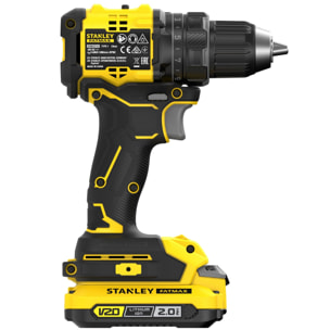 Perceuse visseuse 60Nm Brushless V20 FatMax 18V avec 2 Batteries 2Ah en malette Pro-Stack