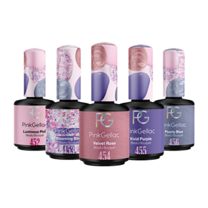 Set vernis semi-permanent - Blissful Bouquet - 5x 15 ml