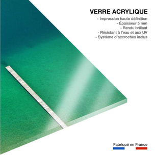 Tableau plage tropiques dans mon coeur Tableau plexiglas