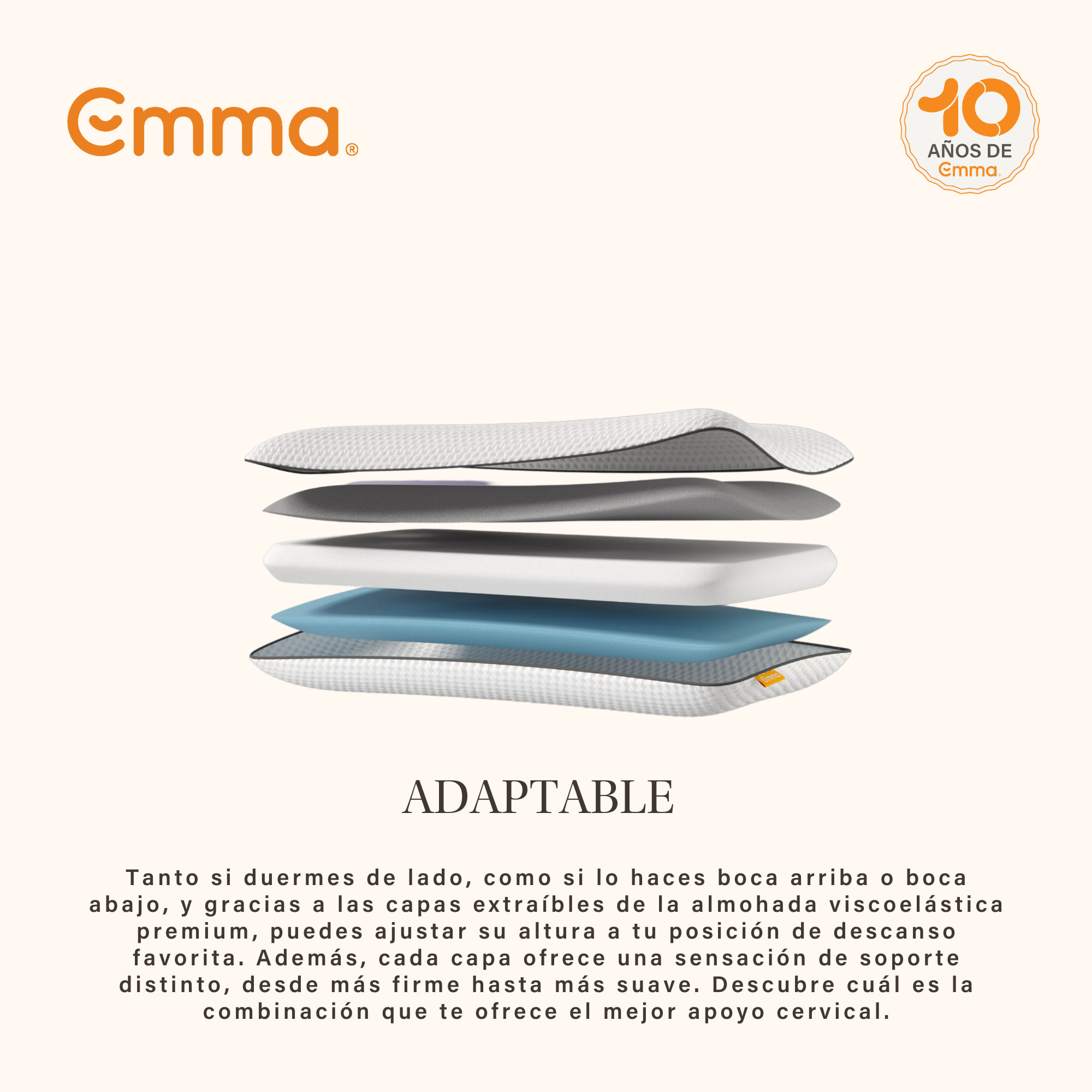 2x Almohada Original Cooling Adapt