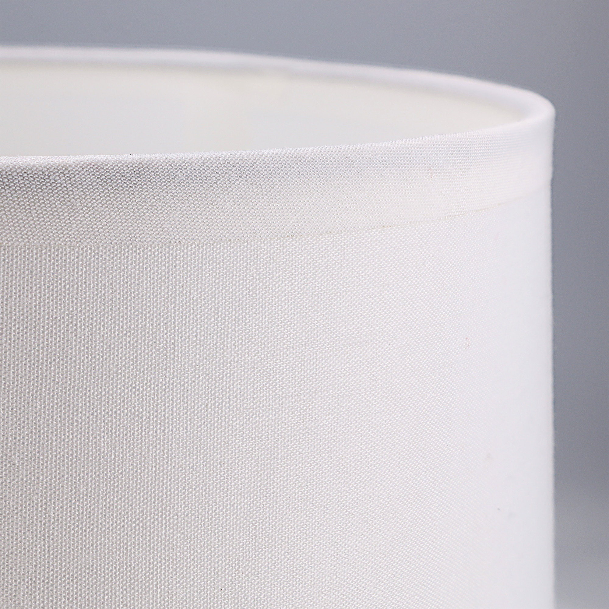 FORLIGHT NUTS - (2 uds) Lámpara de Mesa de Estilo Nórdico. Para Mesita de Noche de Madera Natural y Textil de Color Blanco. E27