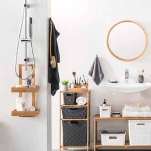 Serviteur de douche 2 niveaux Bambou
