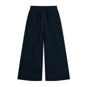 Pantaloni sportivi wide leg da donna in cotone stretch