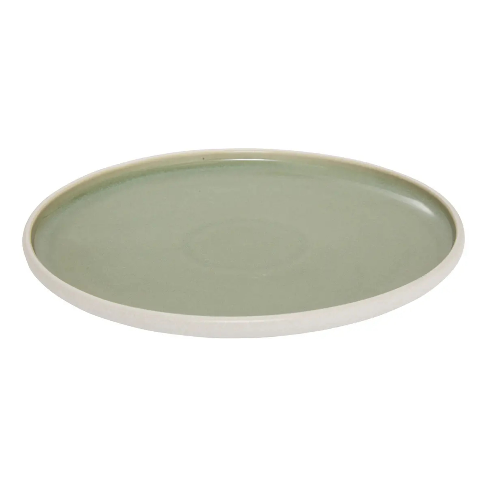 Assiette plate Chiara vert