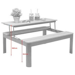 Table basse de jardin dépliante Happy Day Kare Design