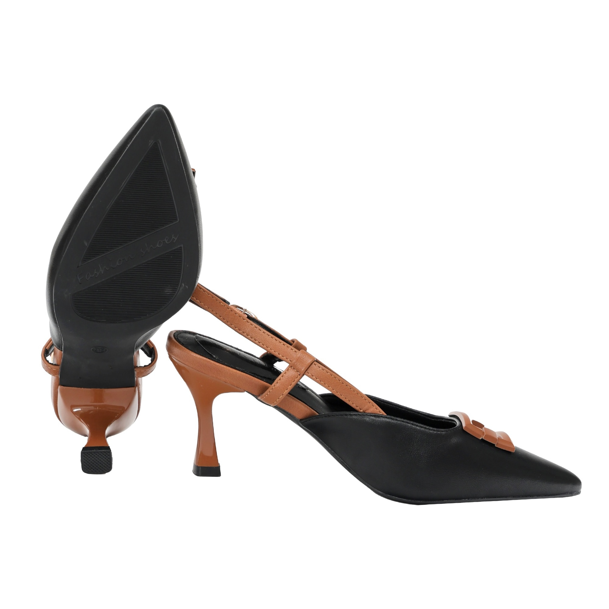 Decolletè con cinturino regolabile - tacco 8,5 cm