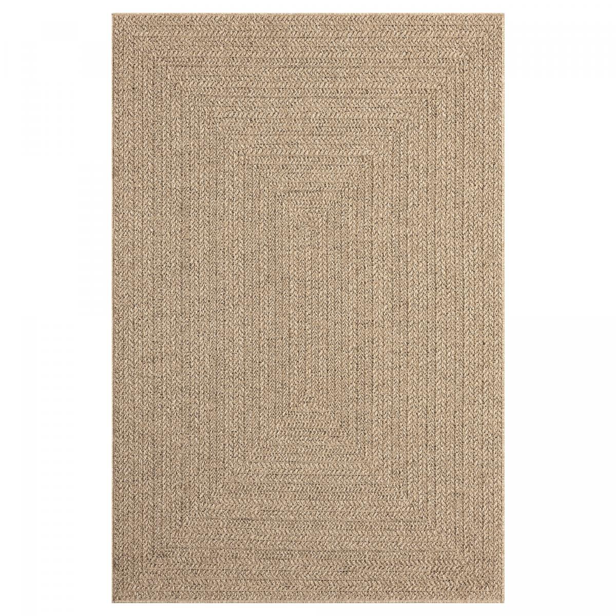 Tapis extérieur intérieur NOLAM aspect jute ton sur ton