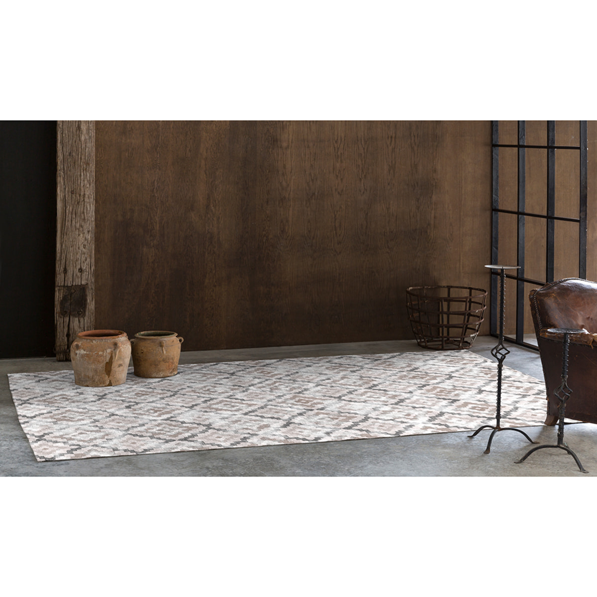 Alfombra decorativa JENSEN gris. Varias medidas disponibles