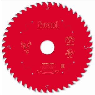 Lame pour scie circulaire portative sans fil FREUD - Ø190 1,45/1 AL30 Z48 BA 15° - F03FS10059 -FR13W012HC