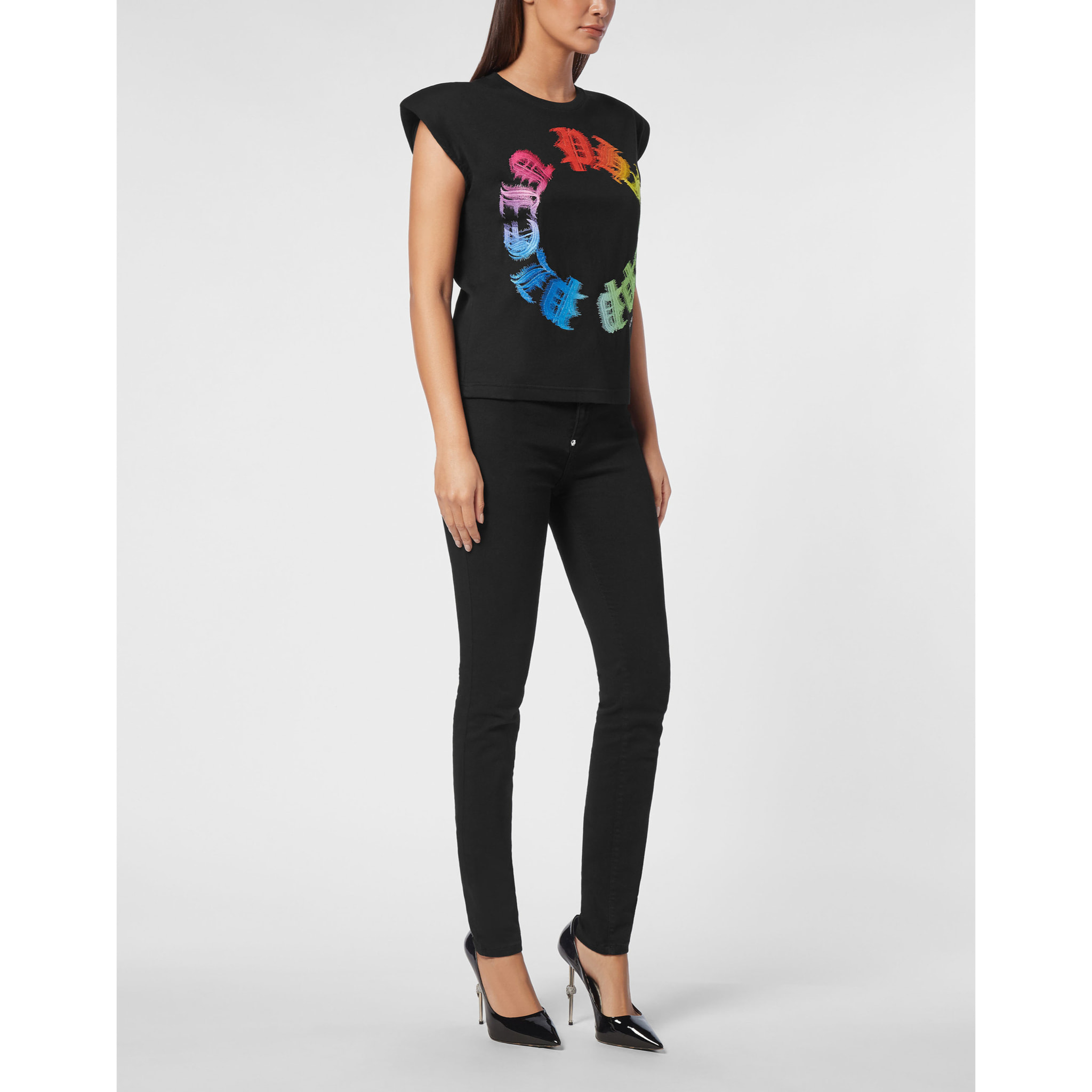 PHILIPP PLEIN Camiseta de tirantes GOTHIC PLEIN